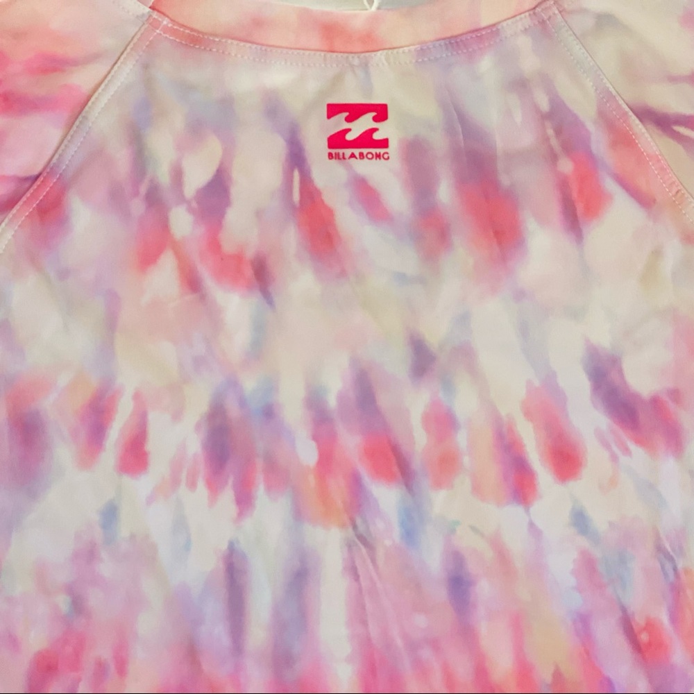 Billabong Pink Rashguard, Size Large - Picture 10 of 12
